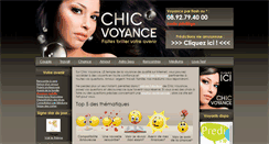 Desktop Screenshot of chic-voyance.com